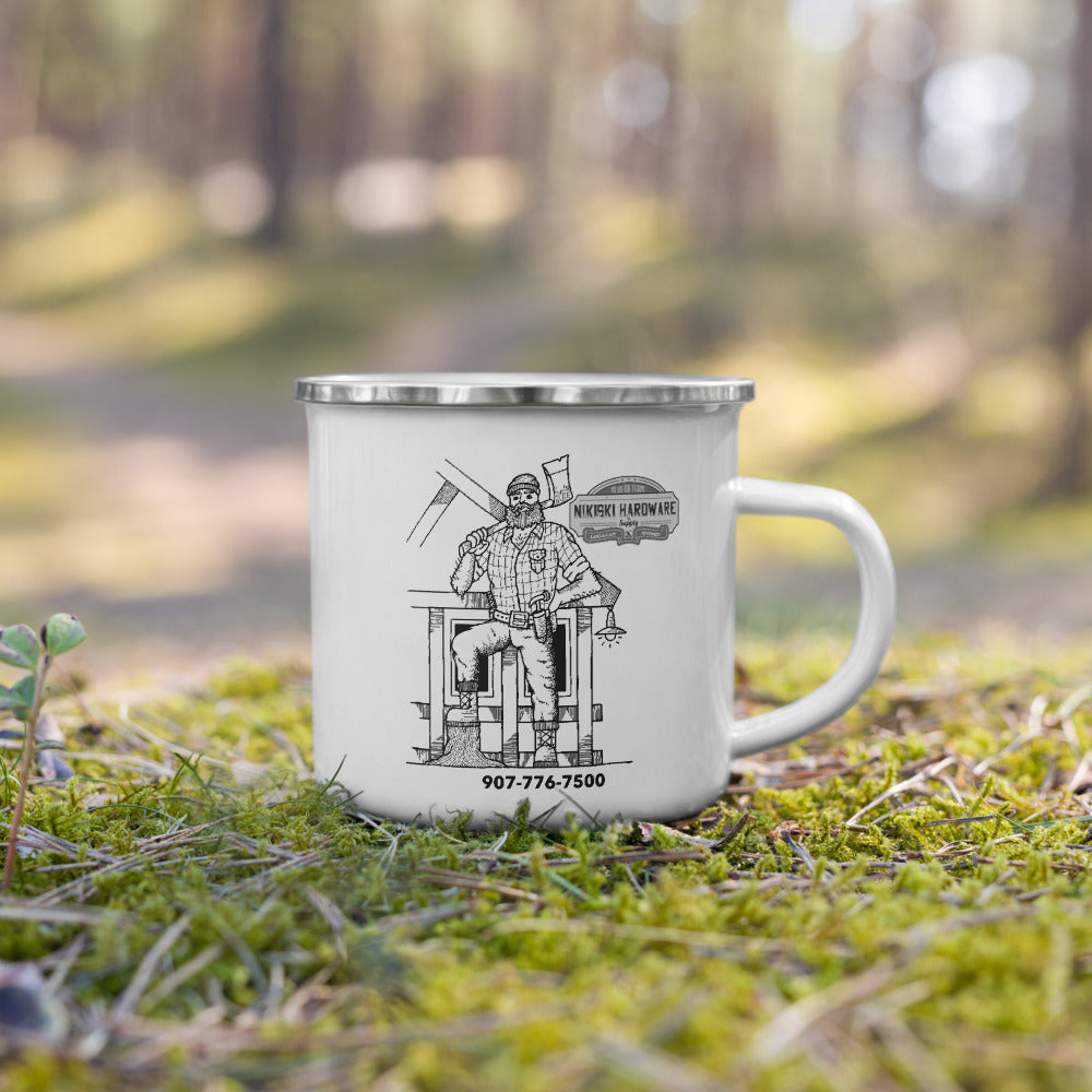 Lumber Jack Enamel Mug - Nikiski Hardware