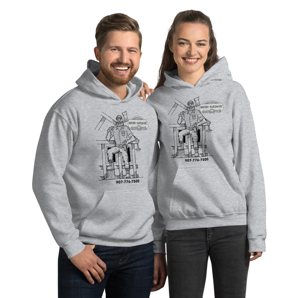 Lumber Jack Unisex Hoodie - Nikiski Hardware